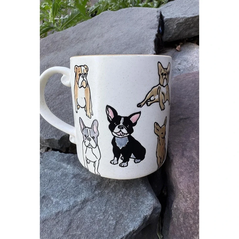 Spectrum Designz Love My Boston Terrier French Bulldog‎ Dog Mug 21oz